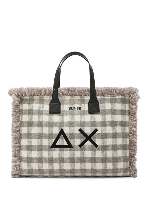 SUN68 CALI TARTAN Sac à main avec bandoulière accablé - Sacs pour Femme