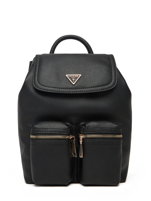 GUESS MANHATTAN 2 Sac à dos avec poches NOIR - Sacs pour Femme