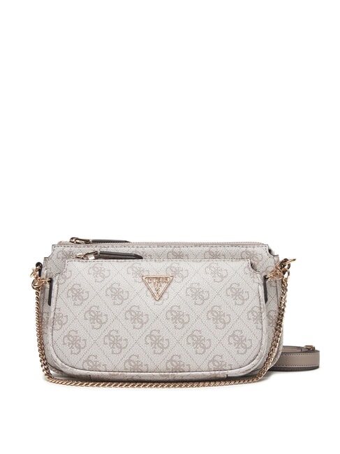 GUESS NOELLE 2 Sac à bandoulière logo taupe foncé - Sacs pour Femme