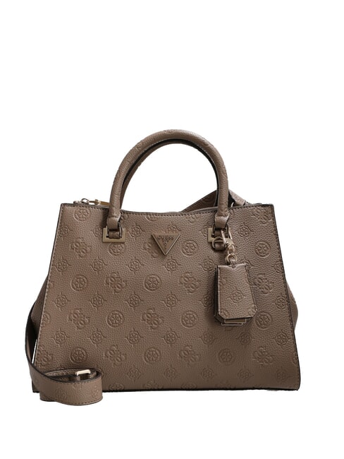 GUESS CRESIDIA II Sac à main avec bandoulière logo taupe foncé - Sacs pour Femme