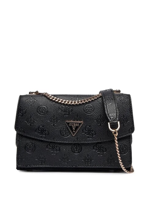 GUESS CRESIDIA II Sac à bandoulière avec rabat logo noir - Sacs pour Femme