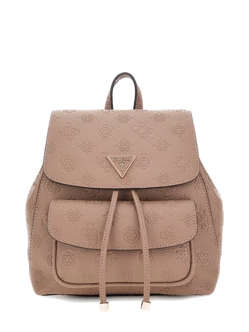 GUESS CRESIDIA II Sac à dos avec poche logo taupe foncé - Sacs pour Femme