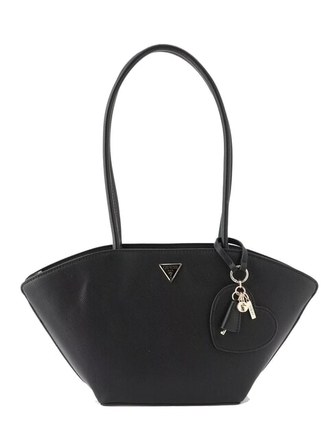 GUESS BOLENA Sac à bandoulière avec breloque en forme de cœur NOIR - Sacs pour Femme