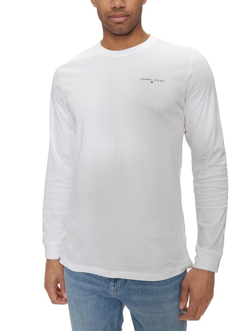 TOMMY HILFIGER TH JEANS T-shirt en coton blanc - T-shirt