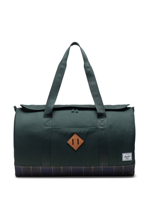 HERSCHEL HERITAGE Sac de sport avec bandoulière Plaid d'hiver en épicéa le plus foncé - Sacs de voyage