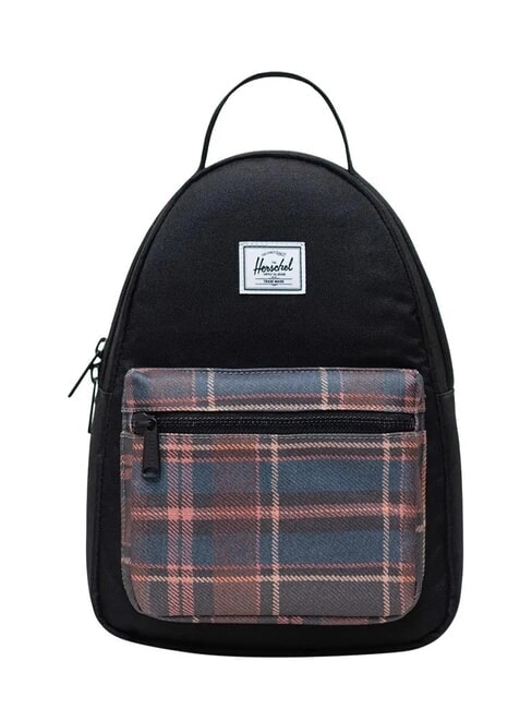 HERSCHEL NOVA Sac à dos plaid d'hiver noir - Sacs à dos pour l'École & les Loisirs