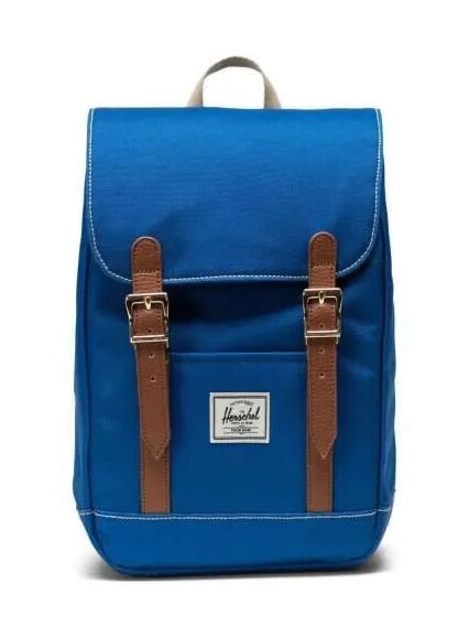 HERSCHEL RETREAT MINI Sac à dos point bleu/blanc véritable - Sacs à dos pour l'École & les Loisirs