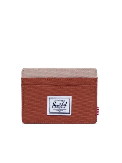 HERSCHEL CHARLIE  Porte-carte plat chutney/taupe clair - Portefeuilles Femme