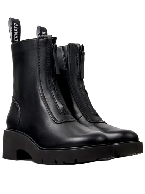 CAMPER MILAH Bottines en cuir noir - Chaussures Femme