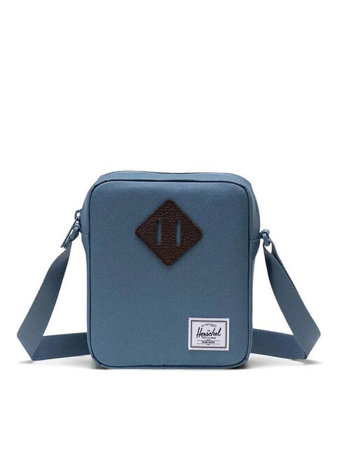 HERSCHEL HERITAGE Petit sac à main bleu acier - Sacs en Bandoulières pour Homme