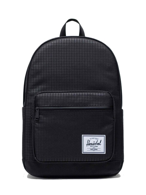 HERSCHEL POP QUIZ Sac à dos pied-de-poule en relief/noir - Sacs à dos pour l'École & les Loisirs