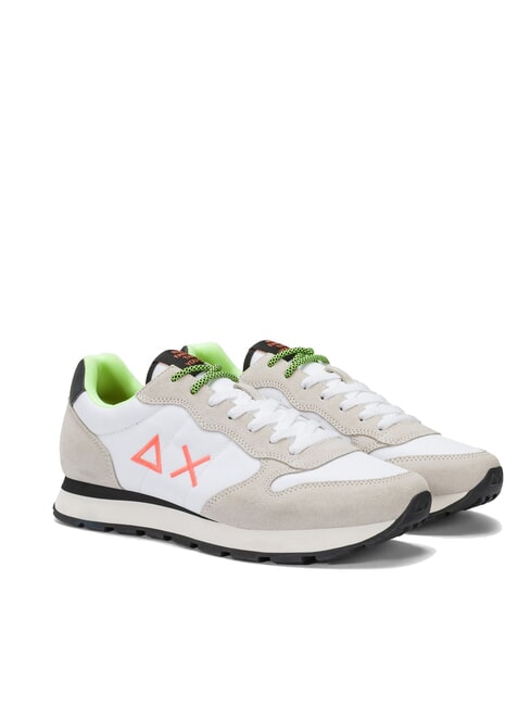 SUN68 TOM FLUO  Baskets blanche - Chaussures Homme