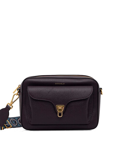 COCCINELLE BEAT SOFT RIBB  Sac à bandoulière prunes - Sacs pour Femme