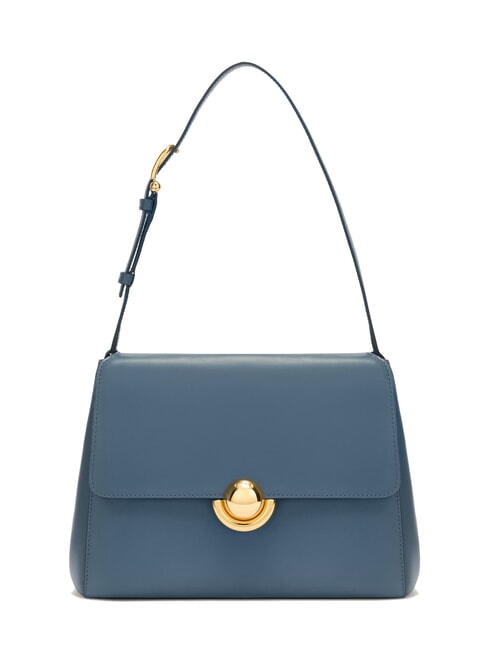 FURLA DOMUS  Sac à bandoulière en cuir gris bleu - Sacs pour Femme