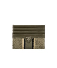 GUESS MADRID Porte-cartes sable/vert militaire - Portefeuilles Homme - 1