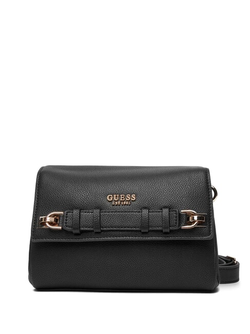 GUESS GREGORIA Sac à bandoulière avec rabat NOIR - Sacs pour Femme