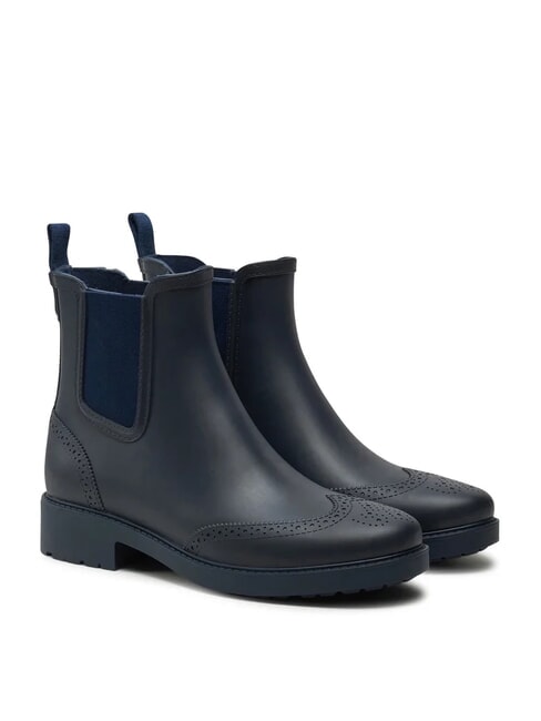 RALPH LAUREN PRESLIE Bottes en caoutchouc des Beatles marine - Chaussures Femme