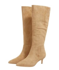 RALPH LAUREN MCKAY Bottes hautes en cuir suédé à talon bas - Chaussures Femme