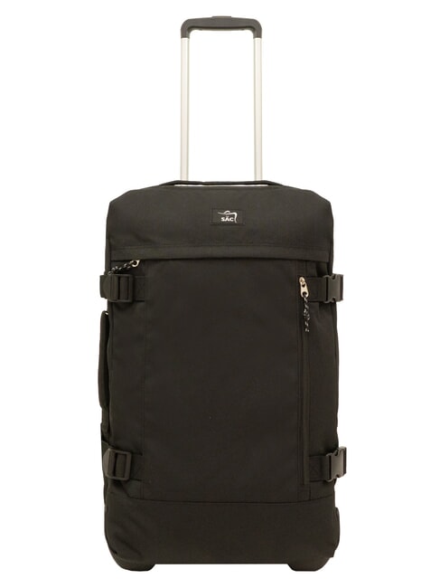 LESAC GLOBETROTTER 2 Chariot de taille moyenne noir - Valises Semi-rigides