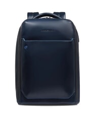 PIQUADRO BLUE SQUARE Sac à dos en cuir à contrôle rapide pour ordinateur portable 15,6" - Sacs à dos pour ordinateur portable