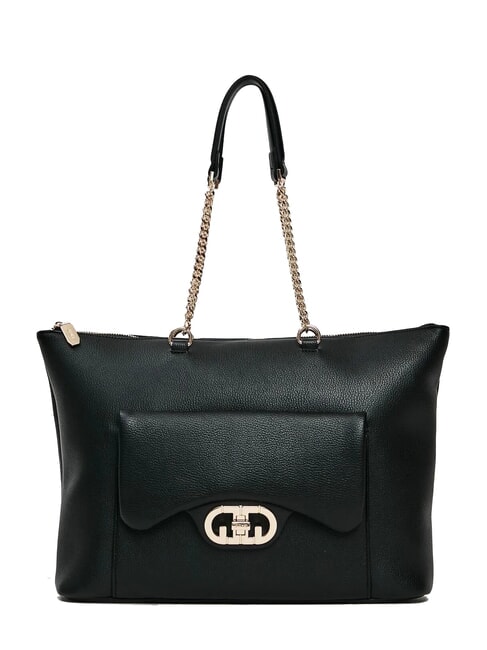 GAUDÌ ELLA Sac de courses avec anses en chaîne NOIR - Sacs pour Femme