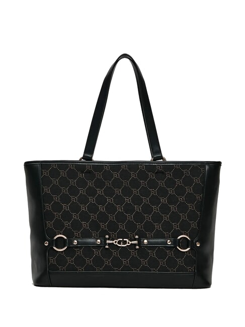 GAUDÌ NEW DIAZ Sac shopping avec logo jacquard NOIR - Sacs pour Femme