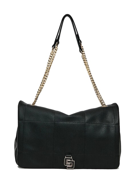 GAUDÌ ESMERALDA Grand sac à bandoulière avec anses en chaîne NOIR - Sacs pour Femme