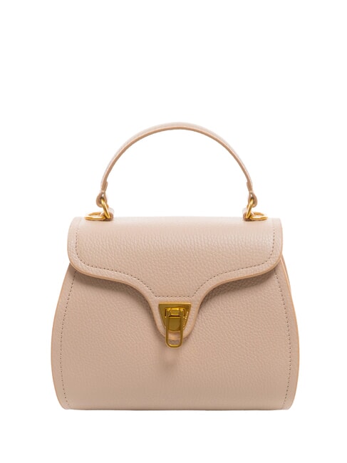 COCCINELLE MARVIN Mini sac à main en cuir avec bandoulière rosaces - Sacs pour Femme