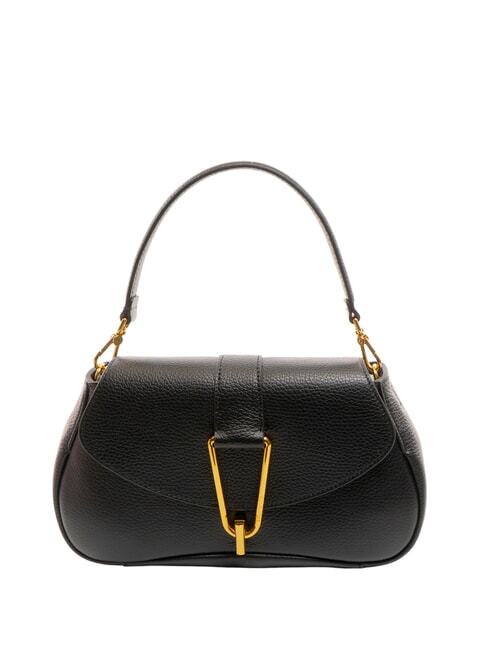 COCCINELLE HIMMA Sac à main en cuir avec bandoulière Noir - Sacs pour Femme