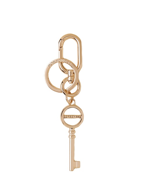 BORBONESE KEYRING Porte-clés avec breloque clé sans or clair - Porte-clés