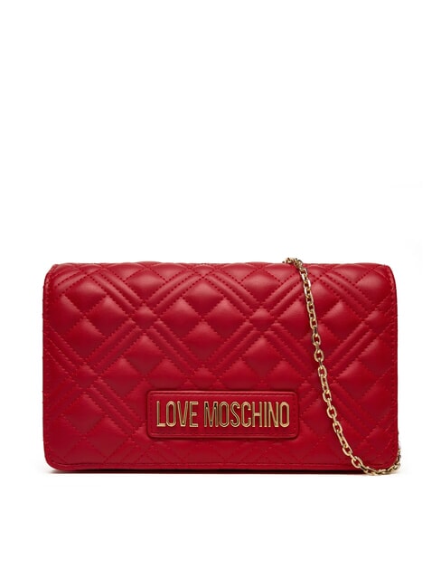 LOVE MOSCHINO SMART DAILY Pochette avec bandoulière en métal ROUGE - Sacs pour Femme