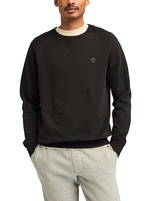 TIMBERLAND EXETER RIVER BASIC Sweat à col rond noir/chaussée - Pulls molletonnés
