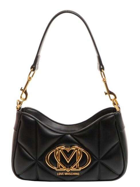 LOVE MOSCHINO EMBOSSED Sac à bandoulière, avec bandoulière Noir - Sacs pour Femme