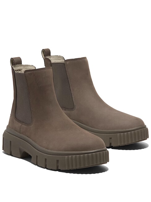 TIMBERLAND GREYFIELD Bottines nubuck marron moyen - Chaussures Femme