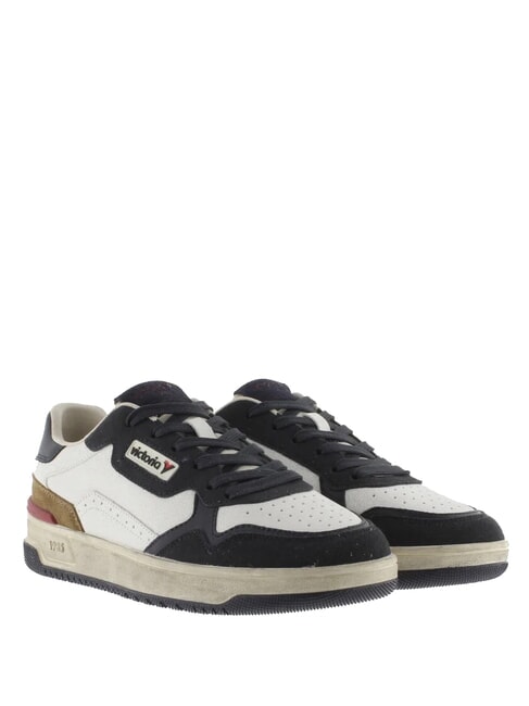 VICTORIA C80 Baskets en cuir avec logo vintage marin - Chaussures Homme