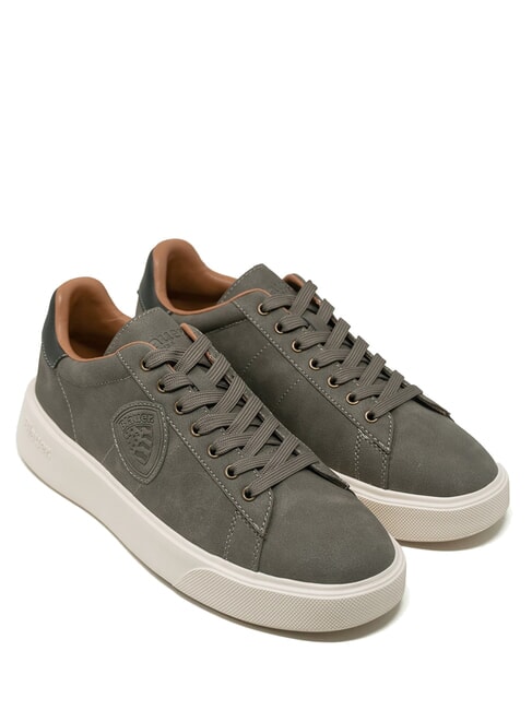 BLAUER BUCK  Baskets taupe/militaire - Chaussures Homme