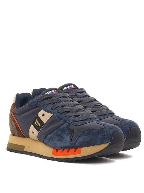 BLAUER QUEENS  Baskets pour hommes bleu marine/gris - Chaussures Homme