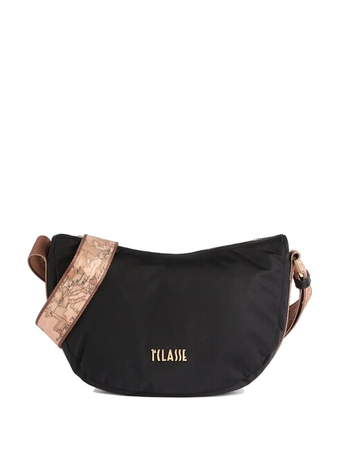 ALVIERO MARTINI PRIMA CLASSE STORMY NYLON Petit sac à bandoulière en forme de croissant Noir - Sacs pour Femme