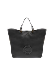 COCCINELLE CALLISTO Sac shopping en cuir avec logo en relief - Sacs pour Femme
