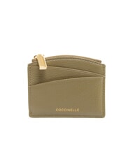 COCCINELLE ROUNDED PRINTED Petit porte-cartes en cuir avec zip - Portefeuilles Femme