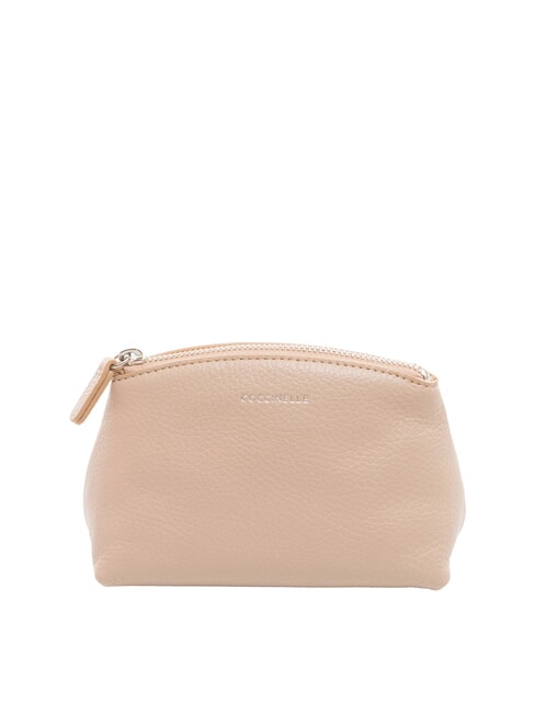 COCCINELLE AGATEA Trousse de beauté en cuir rosaces - Pochettes & Trousses