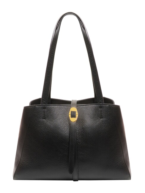 COCCINELLE CHARA Sac à bandoulière en cuir Noir - Sacs pour Femme