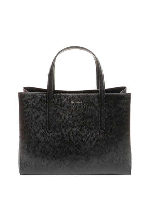 COCCINELLE SWAP Sac en cuir avec bandoulière Noir - Sacs pour Femme