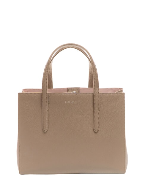 COCCINELLE SWAP Sac en cuir avec bandoulière taupe chaud - Sacs pour Femme