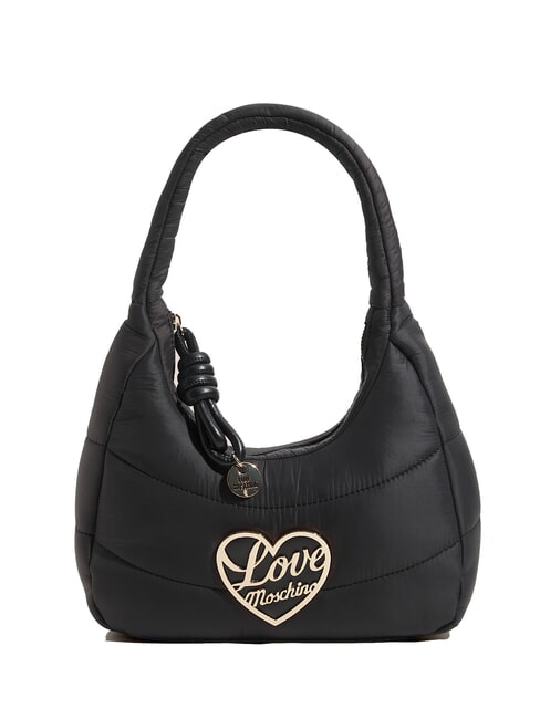 LOVE MOSCHINO AIR WAVE Petit sac à bandoulière bouffant Noir - Sacs pour Femme
