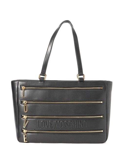 LOVE MOSCHINO ZIPLINE Sac à bandoulière Noir - Sacs pour Femme