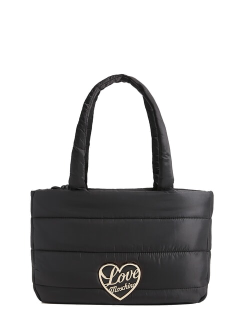 LOVE MOSCHINO AIR WAVE Sac de courses gonflé Noir - Sacs pour Femme