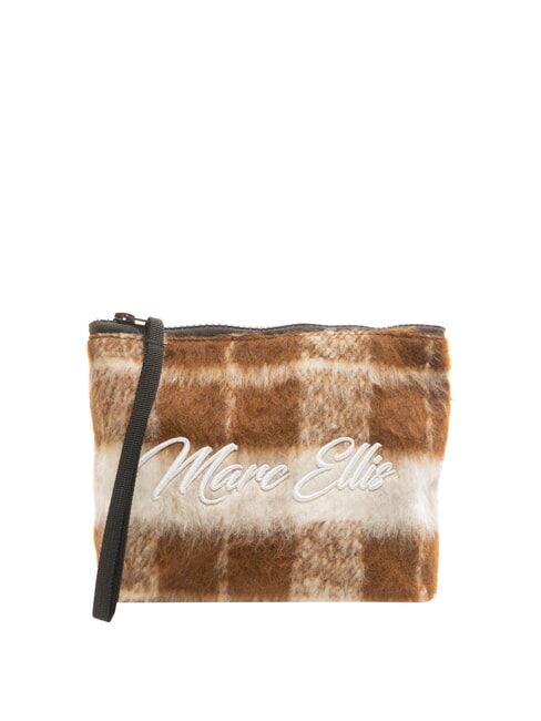 MARC ELLIS CHECK Pochette avec revers cacao - Sacs pour Femme