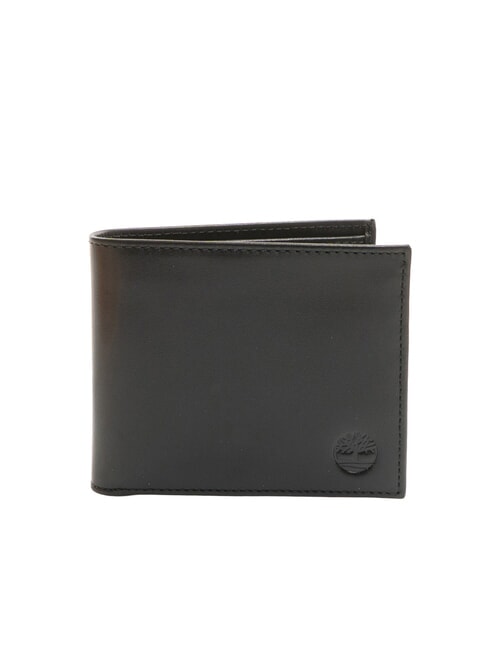 TIMBERLAND BASIC Portefeuille en cuir 6cc noir - Portefeuilles Homme