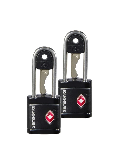 SAMSONITE  GLOBAL TRAVEL Lot de 2 cadenas TSA NOIR - Accessoires Voyage